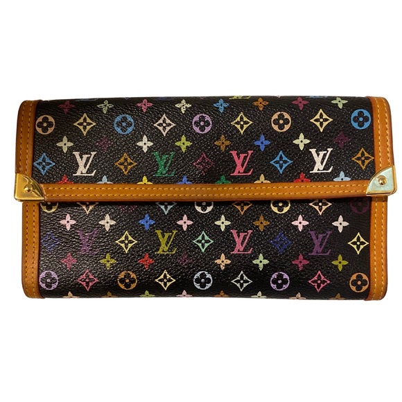 Like-New Louis Vuitton x Takashi Murakami International Porte Tresor Long Wallet - Picture 3 of 16